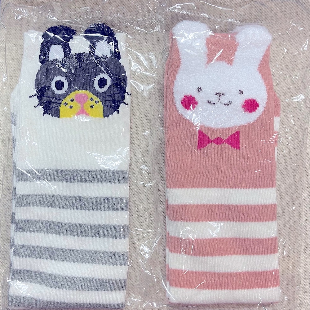 Below the knee animal socks